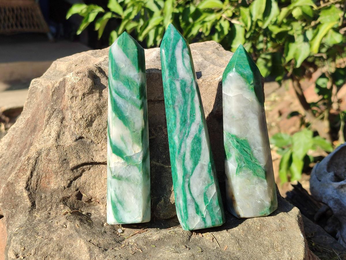 Polished Buddstone Display Crystals x 6 From Swaziland - Toprock Gemstones and Minerals 