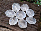 Polished Rock Crystal Galets x 12 From Amoron’i Mania, Madagascar - Toprock Gemstones and Minerals 