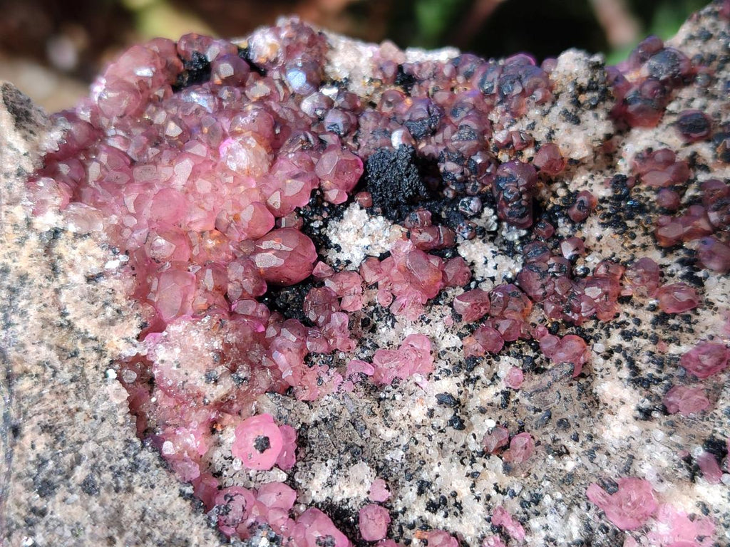 Natural Cabinet Sized Spherocobaltite Specimens x 2 From Musonoi Mine, Congo - Toprock Gemstones and Minerals 