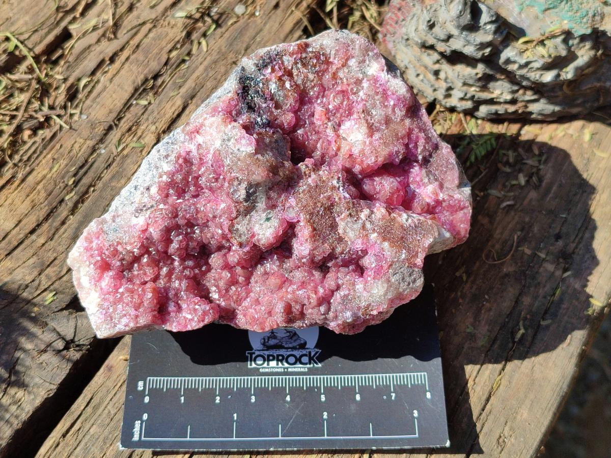 Natural Cabinet Sized Spherocobaltite Specimens x 2 From Musonoi Mine, Congo - Toprock Gemstones and Minerals 