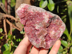 Natural Cabinet Sized Spherocobaltite Specimens x 2 From Musonoi Mine, Congo - Toprock Gemstones and Minerals 