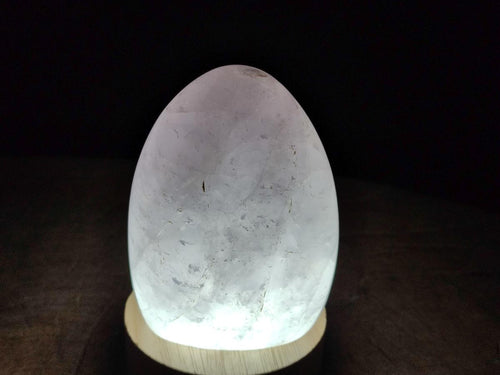 Polished Gemmy Blue Rose Quartz Standing Display Pieces x 3 From Madagascar - Toprock Gemstones and Minerals 