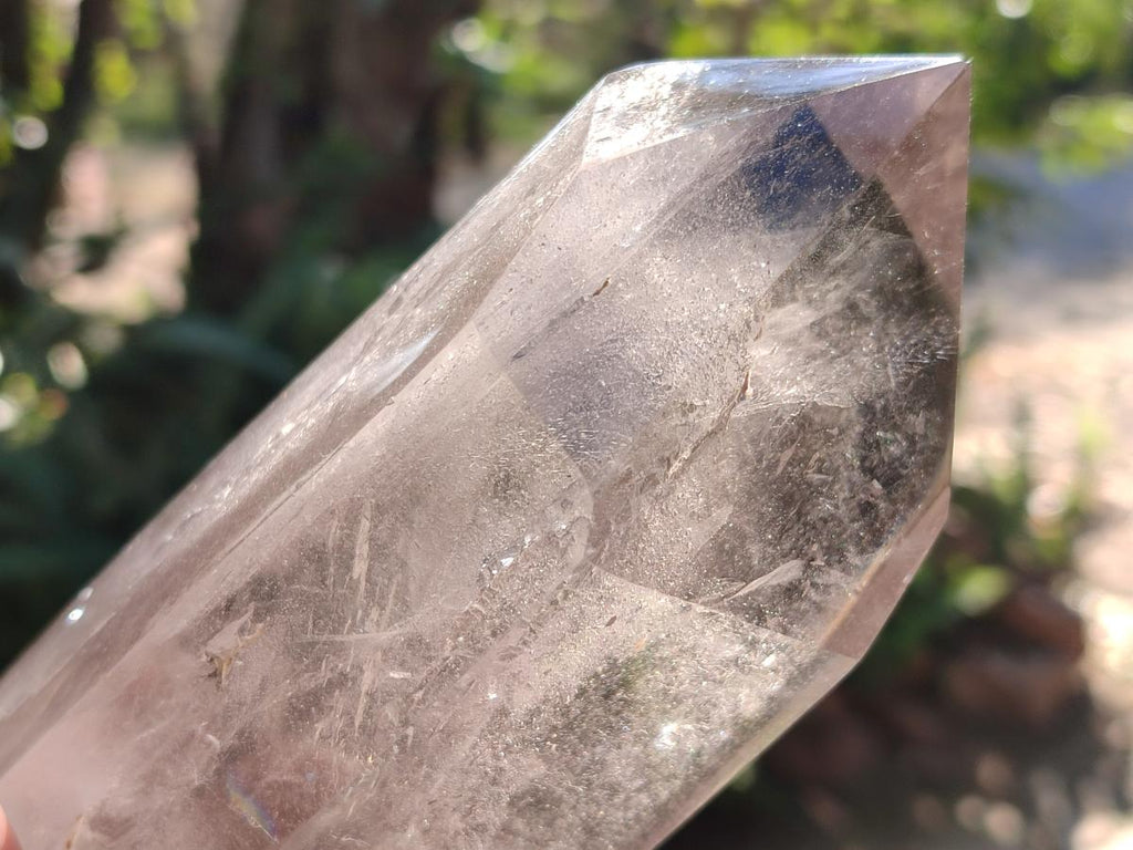 Polished Large Smokey Quartz Crystal x 1 From Madagascar - Toprock Gemstones and Minerals 
