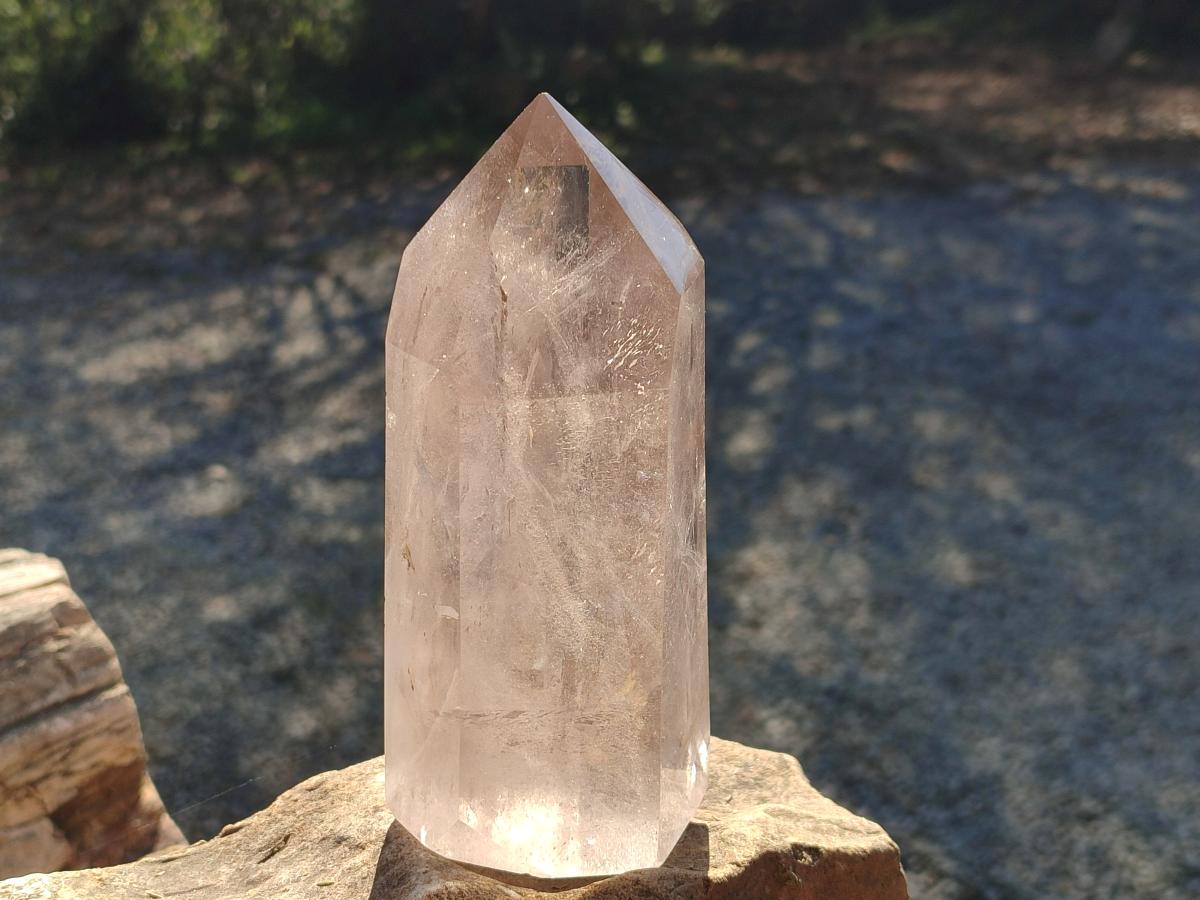 Polished Large Smokey Quartz Crystal x 1 From Madagascar - Toprock Gemstones and Minerals 