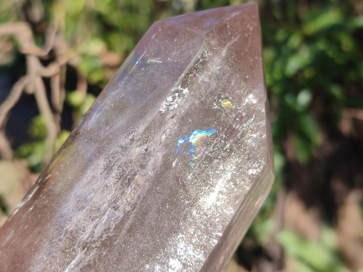 Polished Large Smokey Quartz Crystal x 1 From Madagascar - Toprock Gemstones and Minerals 