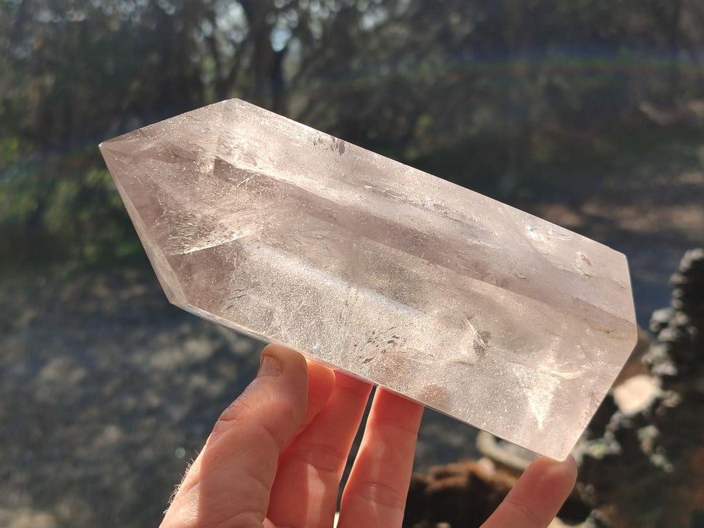 Polished Large Smokey Quartz Crystal x 1 From Madagascar - Toprock Gemstones and Minerals 