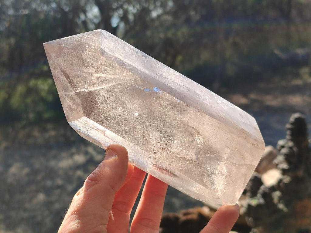 Polished Large Smokey Quartz Crystal x 1 From Madagascar - Toprock Gemstones and Minerals 