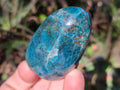 Polished Blue Apatite Standing Display Pieces x 6 From Betroka, Madagascar - Toprock Gemstones and Minerals 