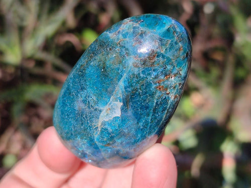 Polished Blue Apatite Standing Display Pieces x 6 From Betroka, Madagascar - Toprock Gemstones and Minerals 