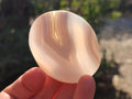Polished Banded Agate Galets x 24 From Madagascar - Toprock Gemstones and Minerals 