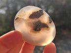 Polished Banded Agate Galets x 24 From Madagascar - Toprock Gemstones and Minerals 