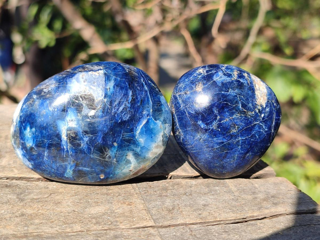 Polished Dumortierite Free Forms x 15 From Madagascar - Toprock Gemstones and Minerals 
