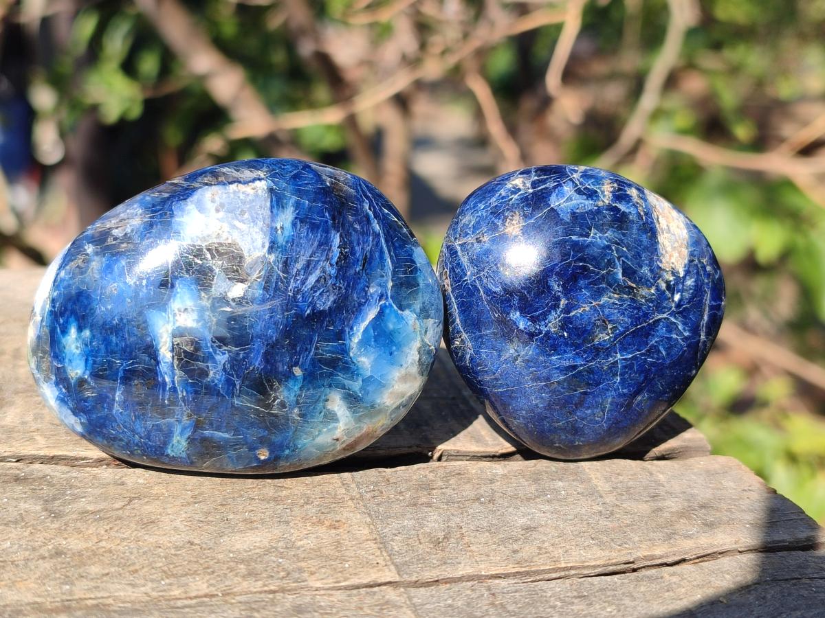 Polished Dumortierite Free Forms x 15 From Madagascar - Toprock Gemstones and Minerals 