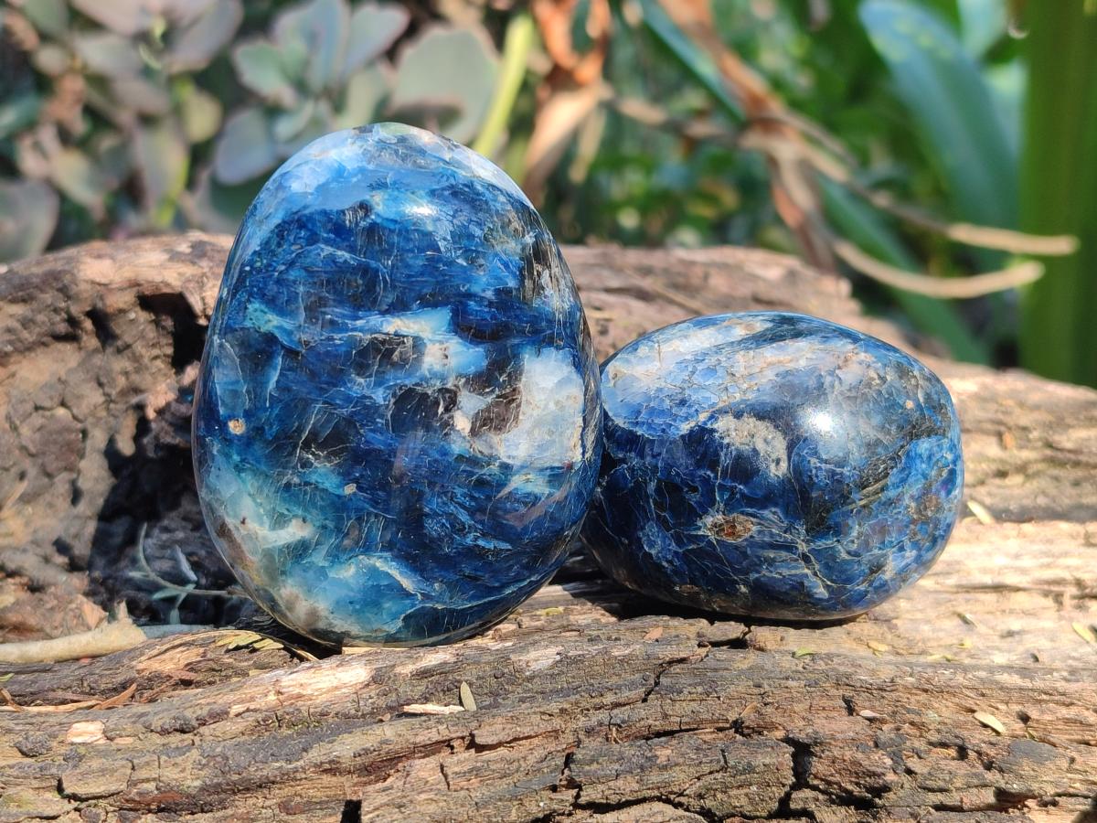 Polished Dumortierite Free Forms x 15 From Madagascar - Toprock Gemstones and Minerals 