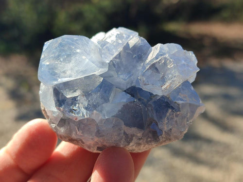 Natural Blue Celestite Specimens x 31 From Sakoany, Madagascar - Toprock Gemstones and Minerals 