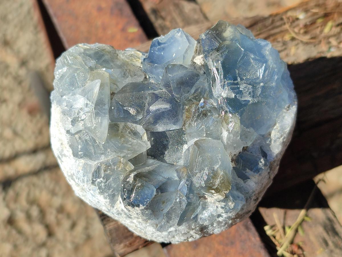 Natural Blue Celestite Specimens x 31 From Sakoany, Madagascar - Toprock Gemstones and Minerals 