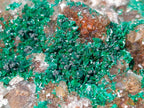 Natural Cabinet Sized Ball Malachite Specimens Coated with Drusy Quartz on Dolomite x 3 From Mindingi Mine, Congo - Toprock Gemstones and Minerals 