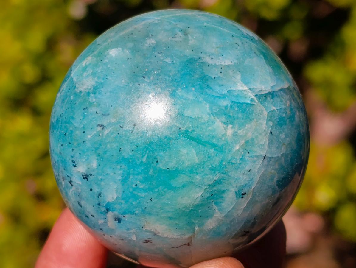 Polished Amazonite Spheres x 6 From Madagascar - Toprock Gemstones and Minerals 