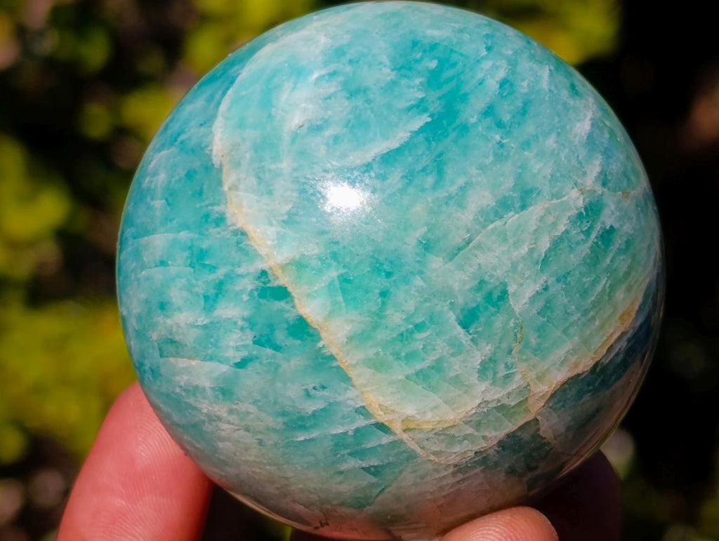 Polished Amazonite Spheres x 6 From Madagascar - Toprock Gemstones and Minerals 