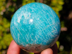 Polished Amazonite Spheres x 6 From Madagascar - Toprock Gemstones and Minerals 