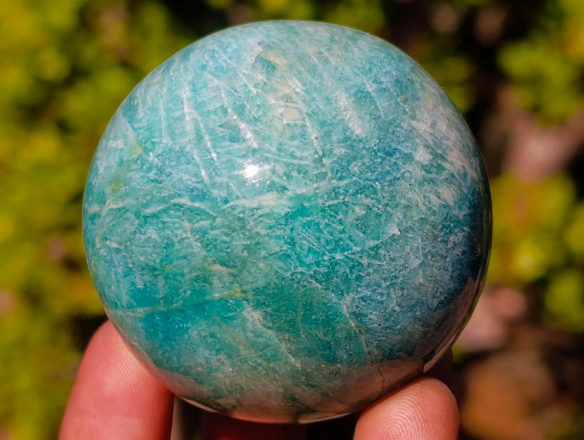 Polished Amazonite Spheres x 6 From Madagascar - Toprock Gemstones and Minerals 