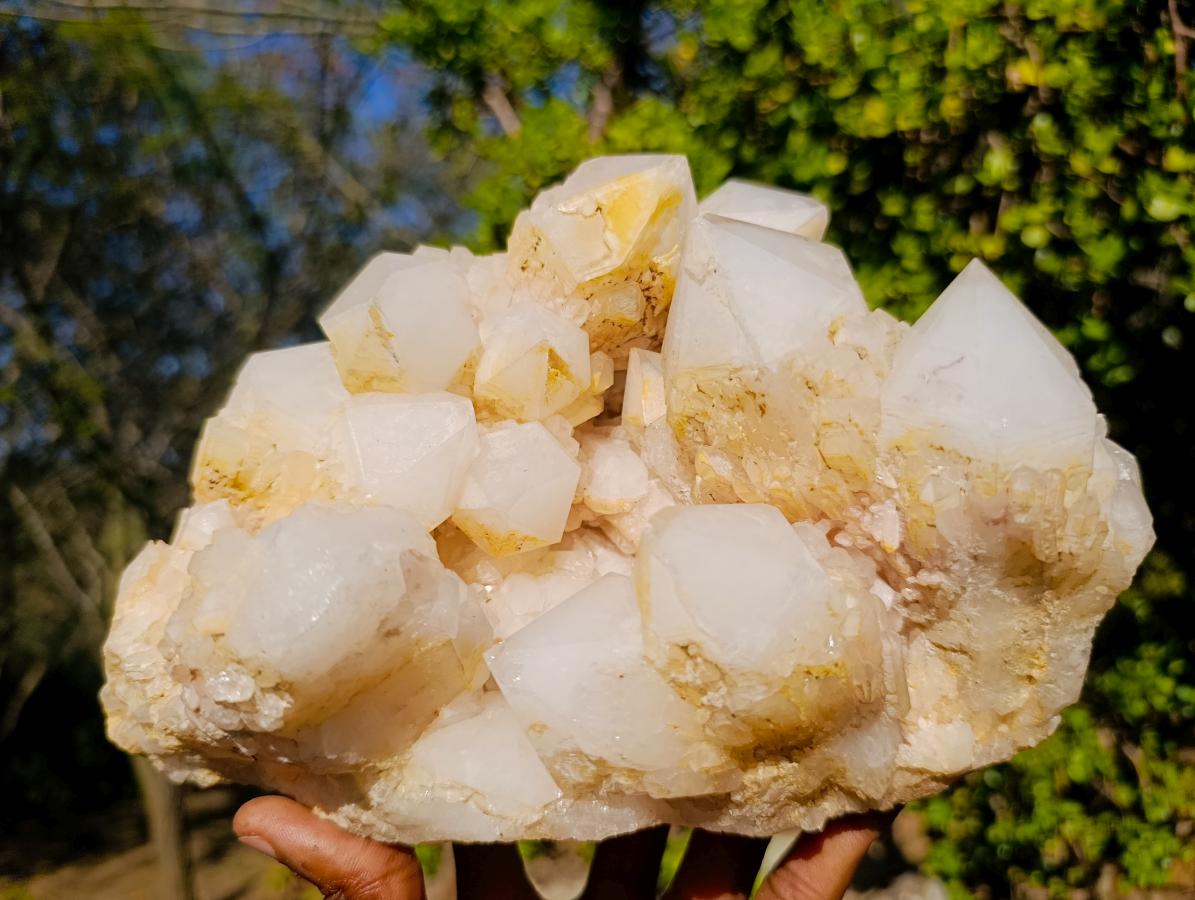 Natural XL Cascading "Anananas" Candle Quartz Cluster x 1 From Antsirabe, Madagascar - Toprock Gemstones and Minerals 