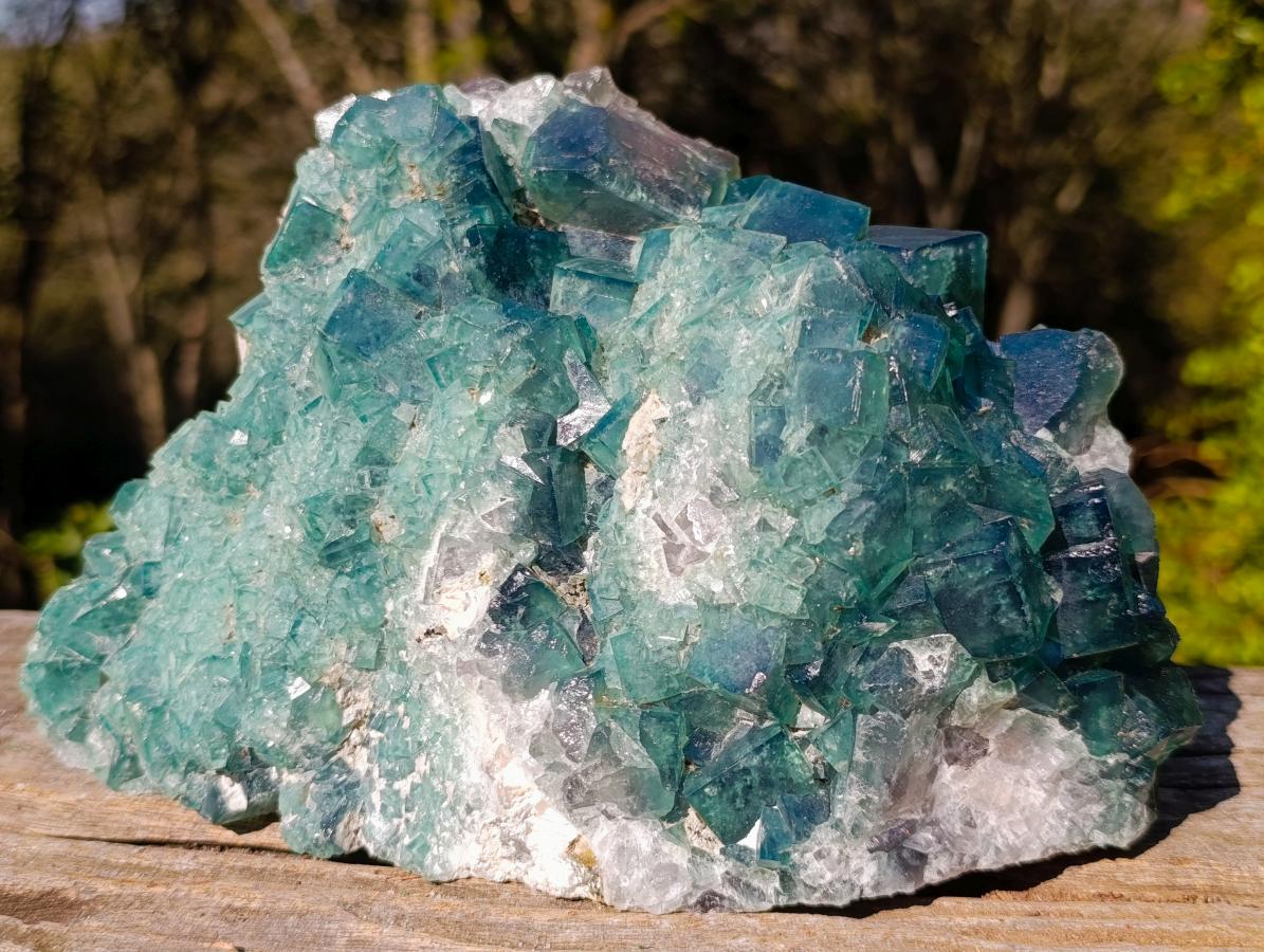 Natural Large Green Cubic Fluorite Specimen x 1 From Mandrosonoro, Madagascar - Toprock Gemstones and Minerals 