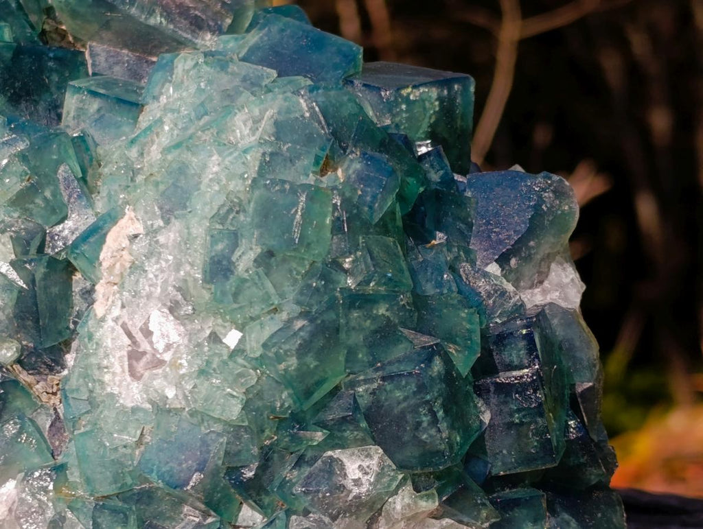Natural Large Green Cubic Fluorite Specimen x 1 From Mandrosonoro, Madagascar - Toprock Gemstones and Minerals 
