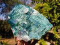 Natural Large Green Cubic Fluorite Specimen x 1 From Mandrosonoro, Madagascar - Toprock Gemstones and Minerals 