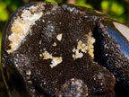 Polished Septerye Sauvage "Dragons Egg" Geodes x 2 From Mahajanga, Madagascar - Toprock Gemstones and Minerals 