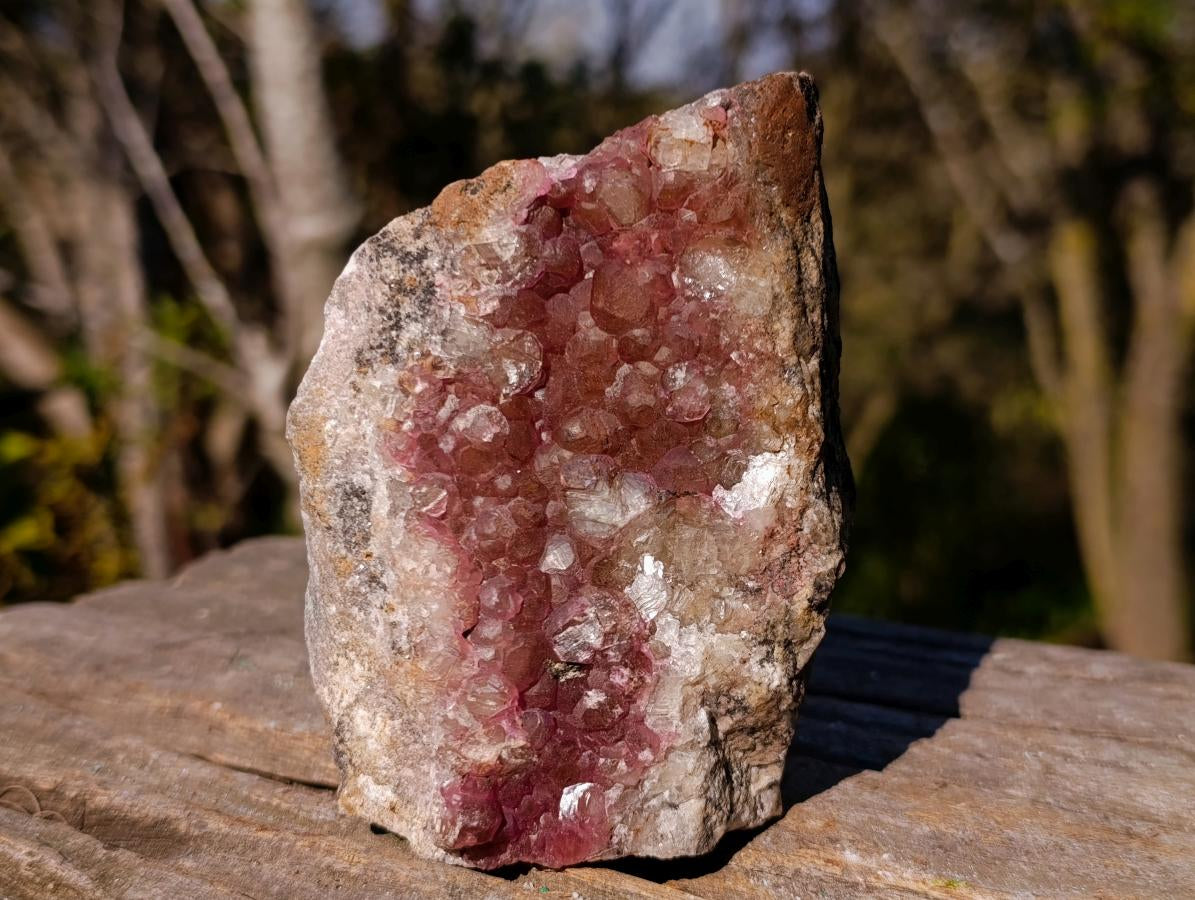 Natural Spherocobaltite Specimens x 3 From Musonoi Mine, Congo - Toprock Gemstones and Minerals 