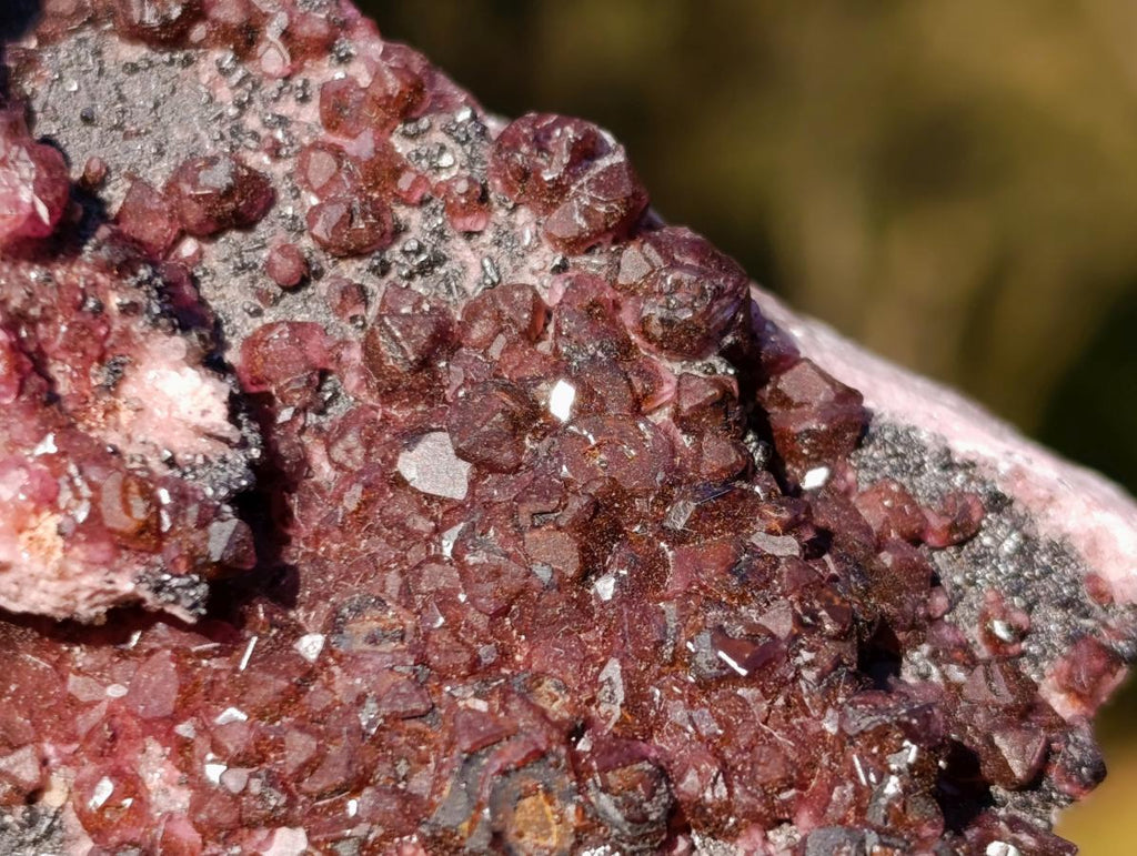 Natural Spherocobaltite Specimens x 3 From Musonoi Mine, Congo - Toprock Gemstones and Minerals 
