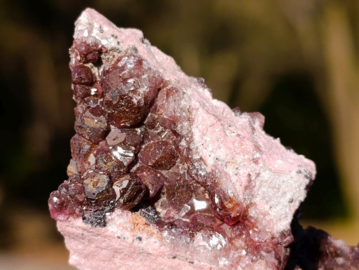 Natural Spherocobaltite Specimens x 3 From Musonoi Mine, Congo - Toprock Gemstones and Minerals 