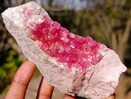 Natural Spherocobaltite Specimens x 3 From Musonoi Mine, Congo - Toprock Gemstones and Minerals 