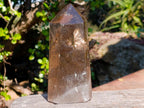 Polished Smokey Quartz Crystals x 2 From Madagascar - Toprock Gemstones and Minerals 