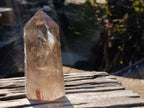 Polished Smokey Quartz Crystals x 2 From Madagascar - Toprock Gemstones and Minerals 