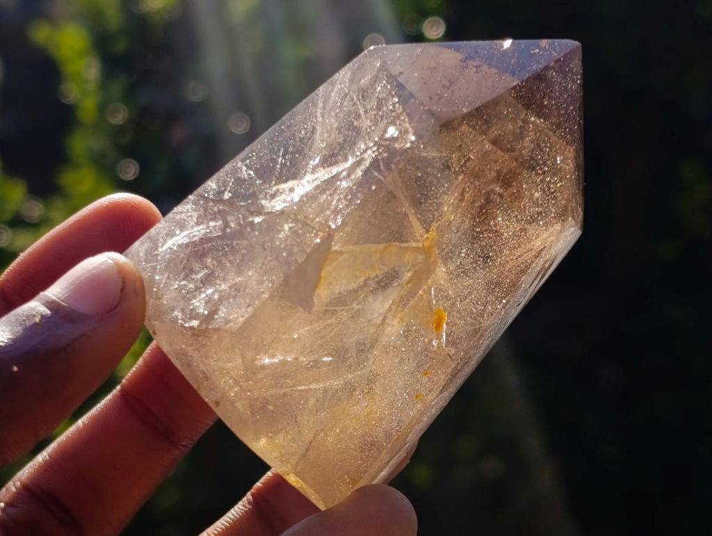 Polished Smokey Quartz Crystals x 2 From Madagascar - Toprock Gemstones and Minerals 
