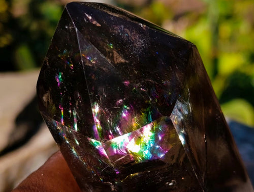 Polished Smokey Quartz Crystals x 2 From Madagascar - Toprock Gemstones and Minerals 