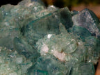Natural Green Cubic Fluorite Specimens x 2 From Mandrosonoro, Madagascar - Toprock Gemstones and Minerals 
