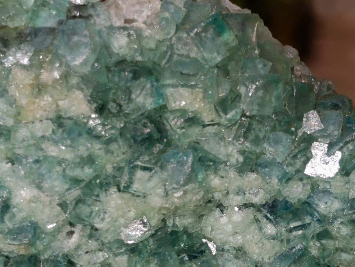 Natural Green Cubic Fluorite Specimens x 2 From Mandrosonoro, Madagascar - Toprock Gemstones and Minerals 
