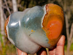 Polished Polychrome Jasper Twin Hearts x 3 From NW Coast, Madagascar - Toprock Gemstones and Minerals 