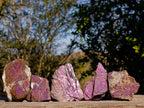 Natural Metallic Cobbed Purpurite Specimens x 12 From Erongo, Namibia - Toprock Gemstones and Minerals 