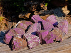 Natural Metallic Cobbed Purpurite Specimens x 12 From Erongo, Namibia - Toprock Gemstones and Minerals 