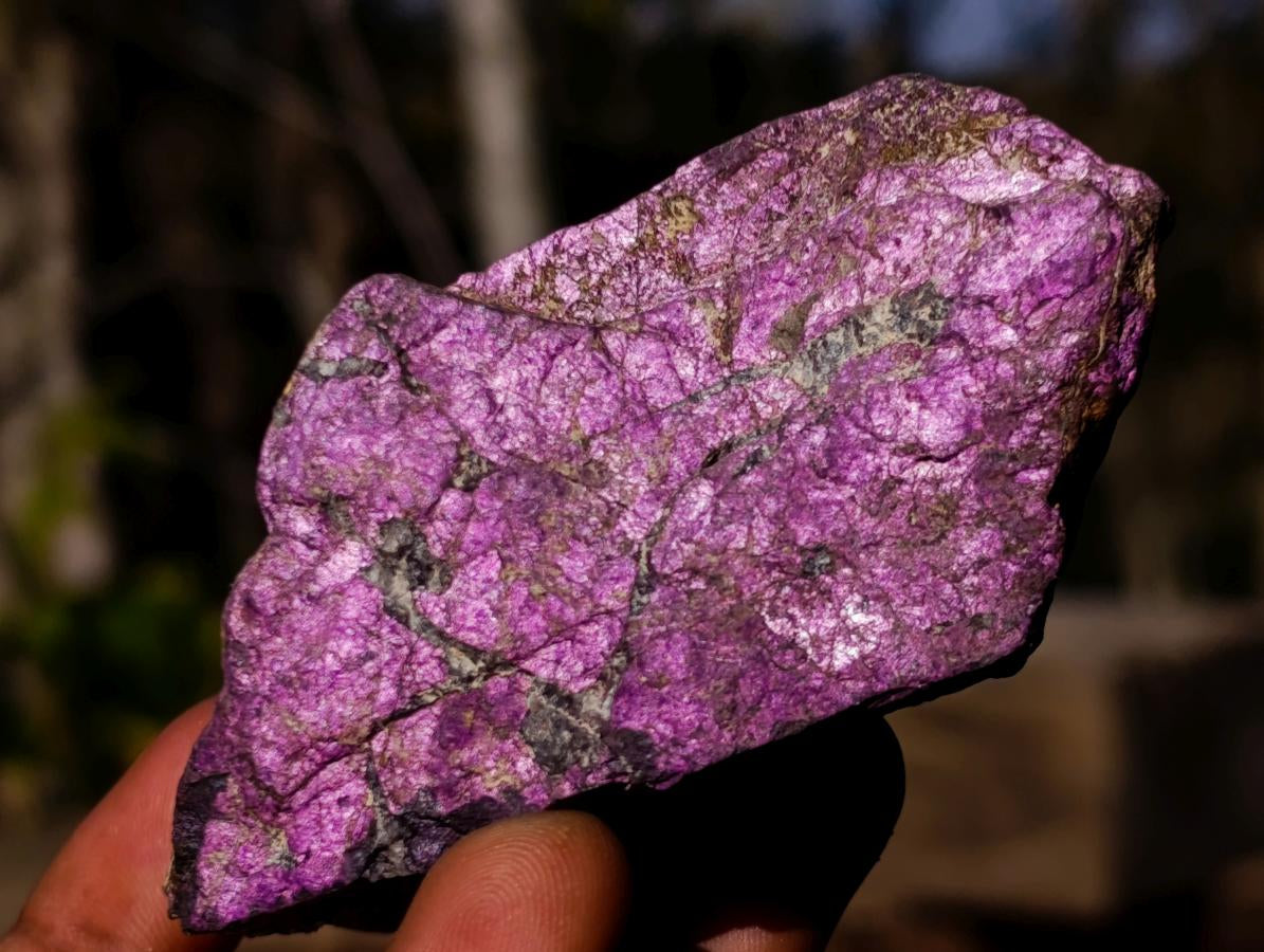 Natural Metallic Cobbed Purpurite Specimens x 12 From Erongo, Namibia - Toprock Gemstones and Minerals 