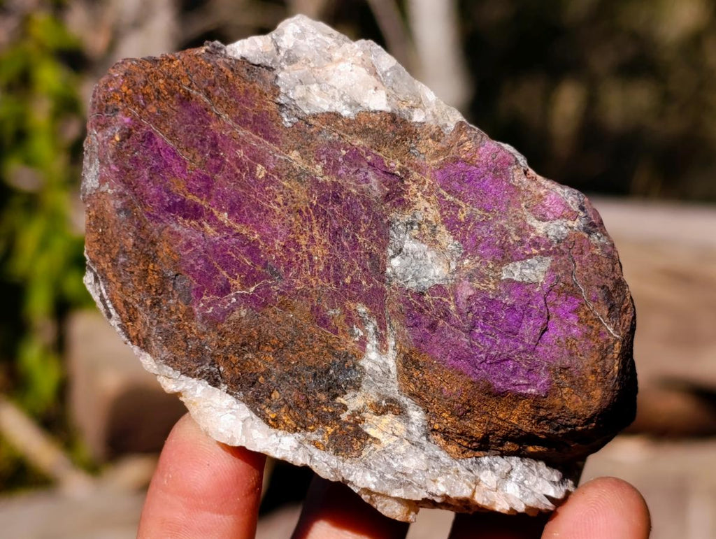 Natural Metallic Cobbed Purpurite Specimens x 12 From Erongo, Namibia - Toprock Gemstones and Minerals 