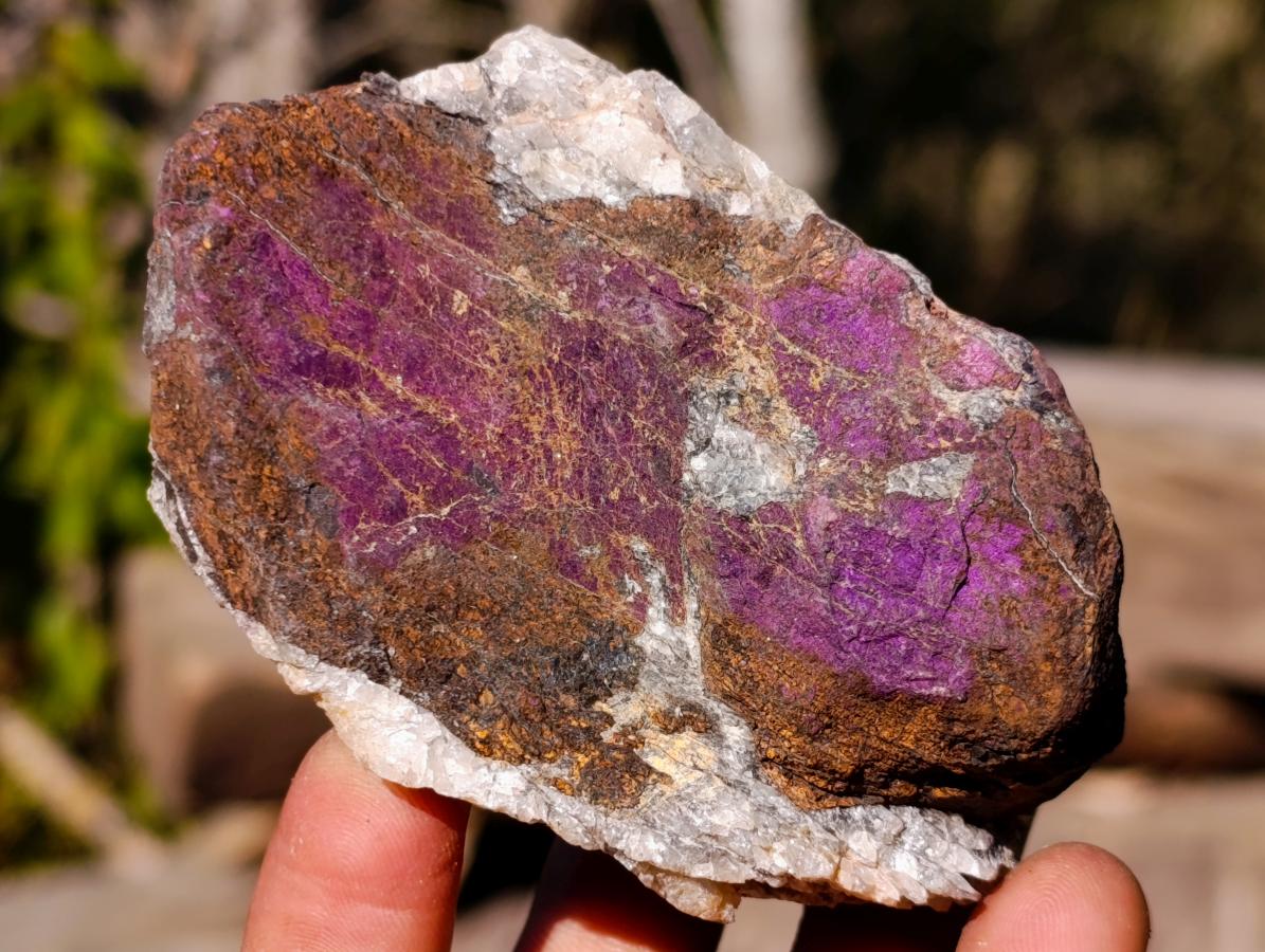 Natural Metallic Cobbed Purpurite Specimens x 12 From Erongo, Namibia - Toprock Gemstones and Minerals 