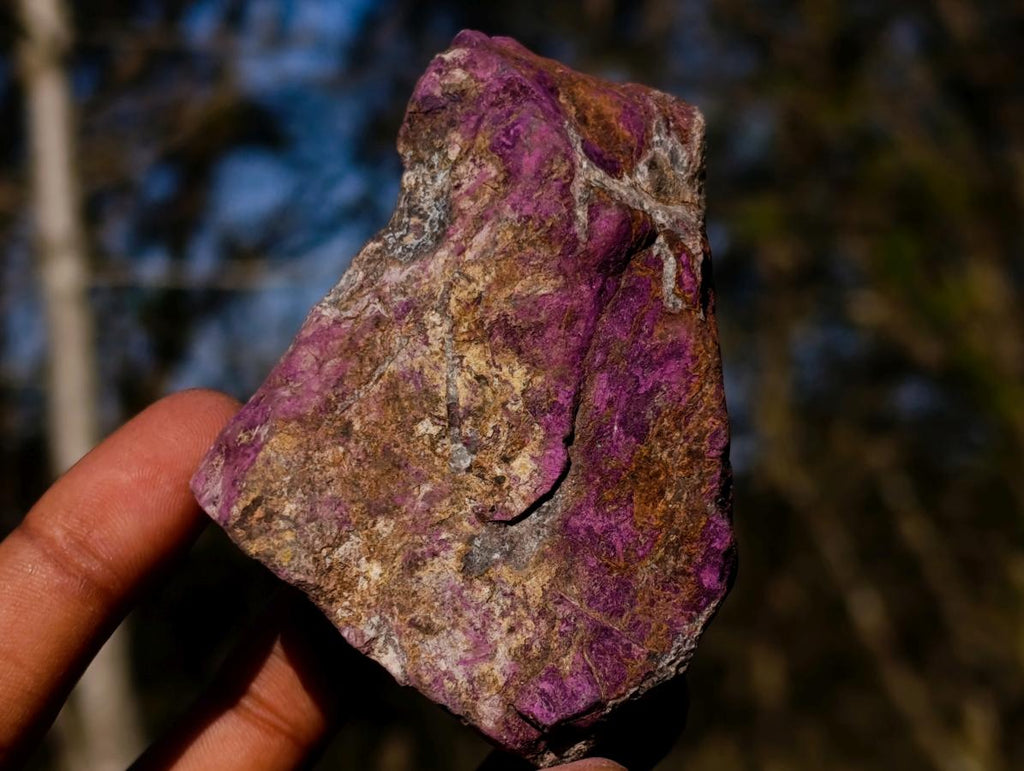 Natural Metallic Cobbed Purpurite Specimens x 12 From Erongo, Namibia - Toprock Gemstones and Minerals 