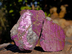 Natural Metallic Cobbed Purpurite Specimens x 12 From Erongo, Namibia - Toprock Gemstones and Minerals 