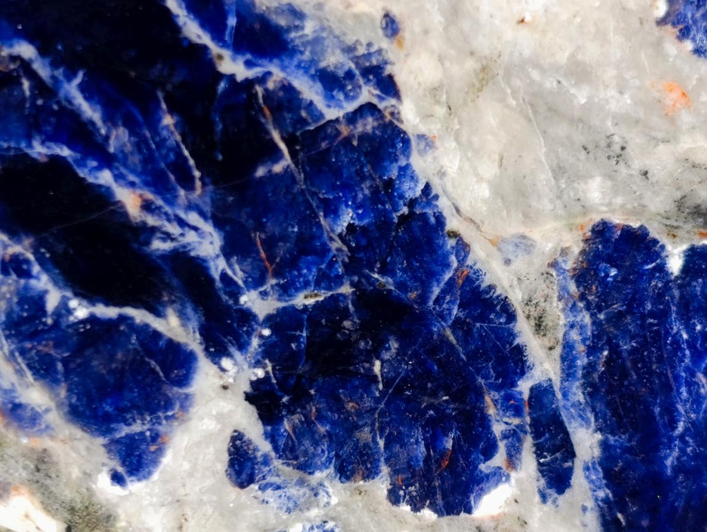 Polished Sodalite Display Crystals x 3 From Kunene River, Namibia - Toprock Gemstones and Minerals 