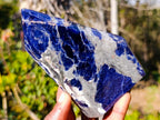 Polished Sodalite Display Crystals x 3 From Kunene River, Namibia - Toprock Gemstones and Minerals 